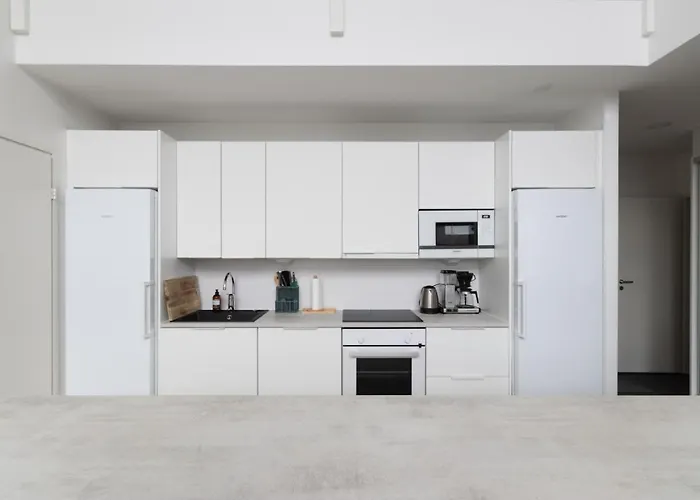 Glorious Semi-detached House, With Yard, Sauna, Parking With Charging אספו